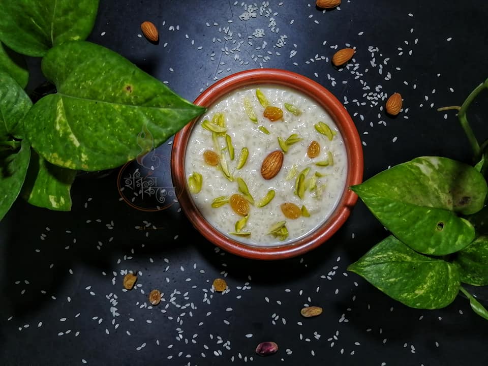 তুলশীমালা চালের ফিরনি