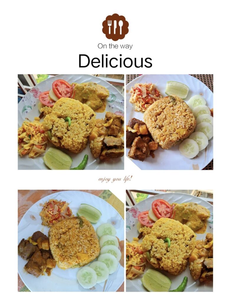 বেহেশতী খাবার খাচ্ছি